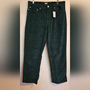 NWT Mens 46x29 Lands' End Slim Stretch Corduroy Pant Deep Balsam